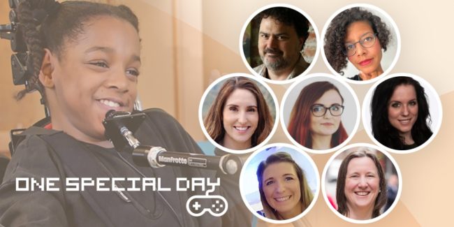 OSD_Quotes_1024 Seven faces in circles on a background of a smiling young girl