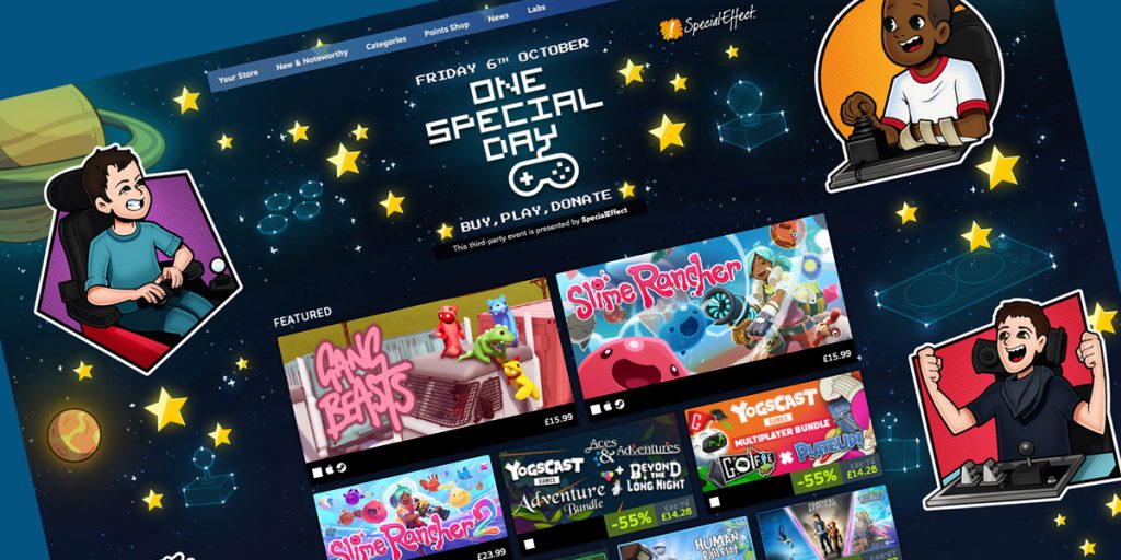 Screenshot of Steam Sale webpage